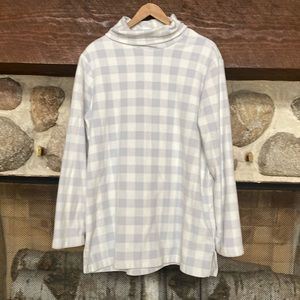Lands’ End turtleneck fleece